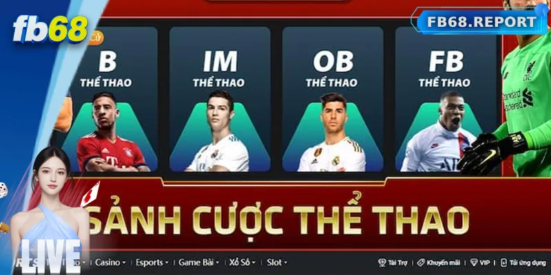 Những môn cá cược thể thao hấp dẫn nhất FB68